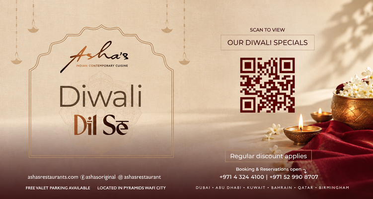 Asha's Diwali Dil Se special menu popup – Indian contemporary restaurant Dubai, Pyramids Wafi City
