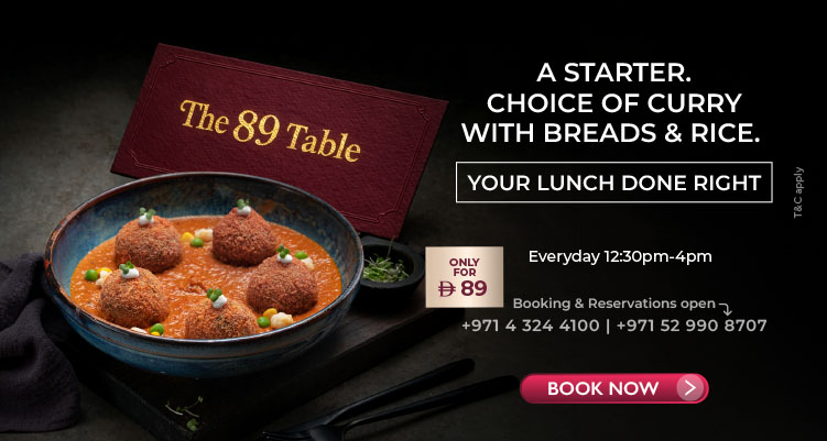 The AED 89 Table Offer