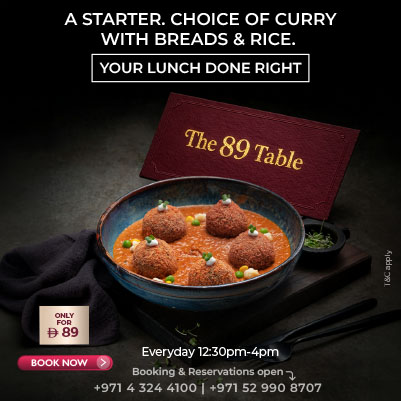 The AED 89 Table Offer